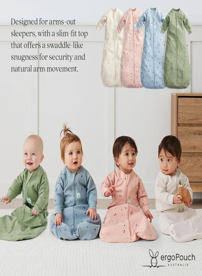 ergoPouch Jersey Sleeping Bag 1.0 TOG – Arms-Out Baby Sleep Sack, Ideal Transition from Swaddling, Slim Fit Keeps Baby Secure & Comfortable, Soft Breathable Fabric (3–12 Months, Willow) - Image 2